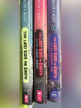 The Last Kids on Earth Kids Book Set - Green, Red, Purple